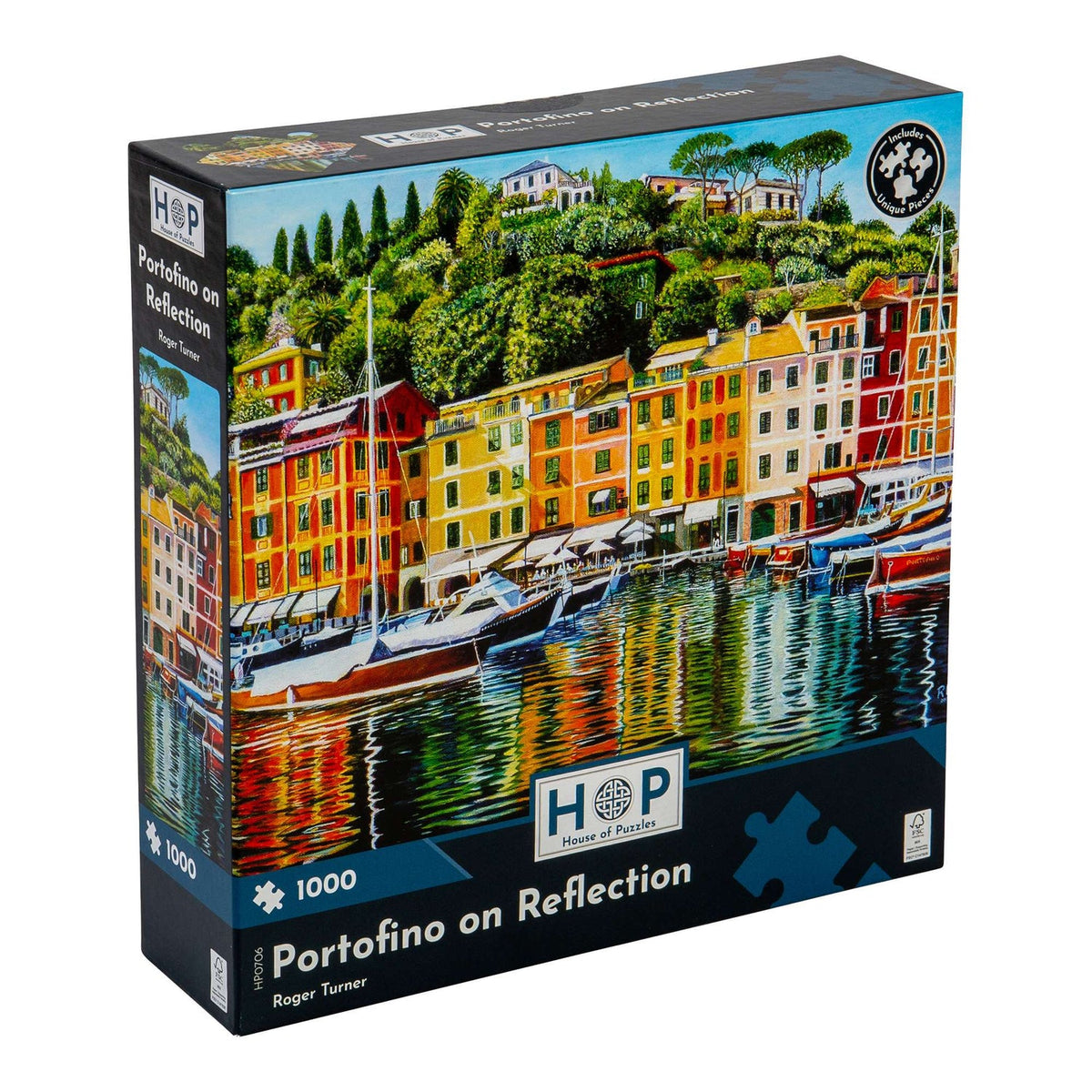 Portofino on Reflection - 1000 Piece Jigsaw Puzzle
