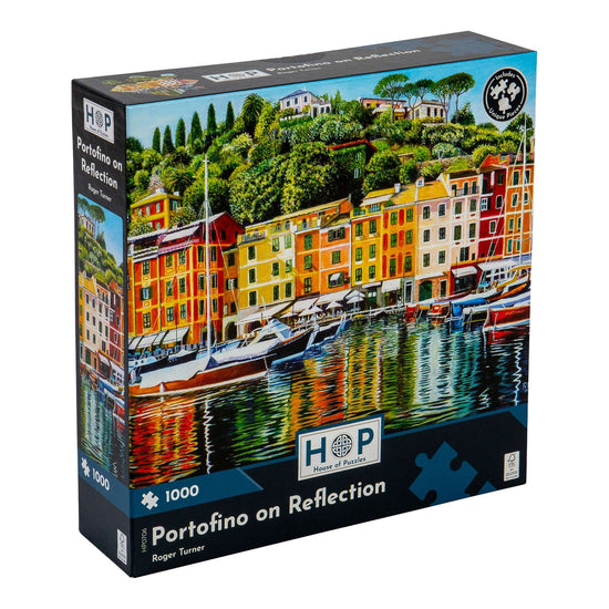 Portofino on Reflection - 1000 Piece Jigsaw Puzzle