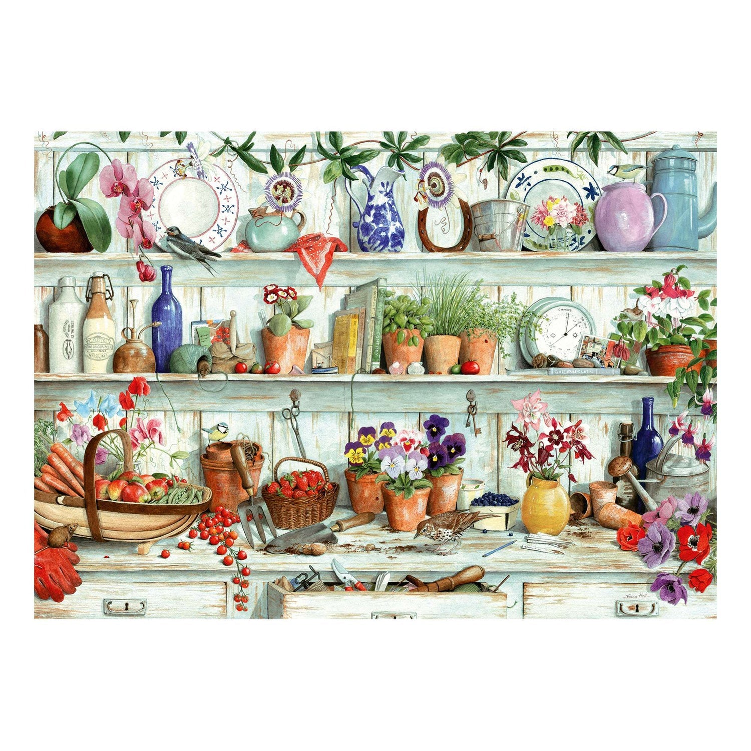 Posies & Produce - 1000 Piece Jigsaw Puzzle