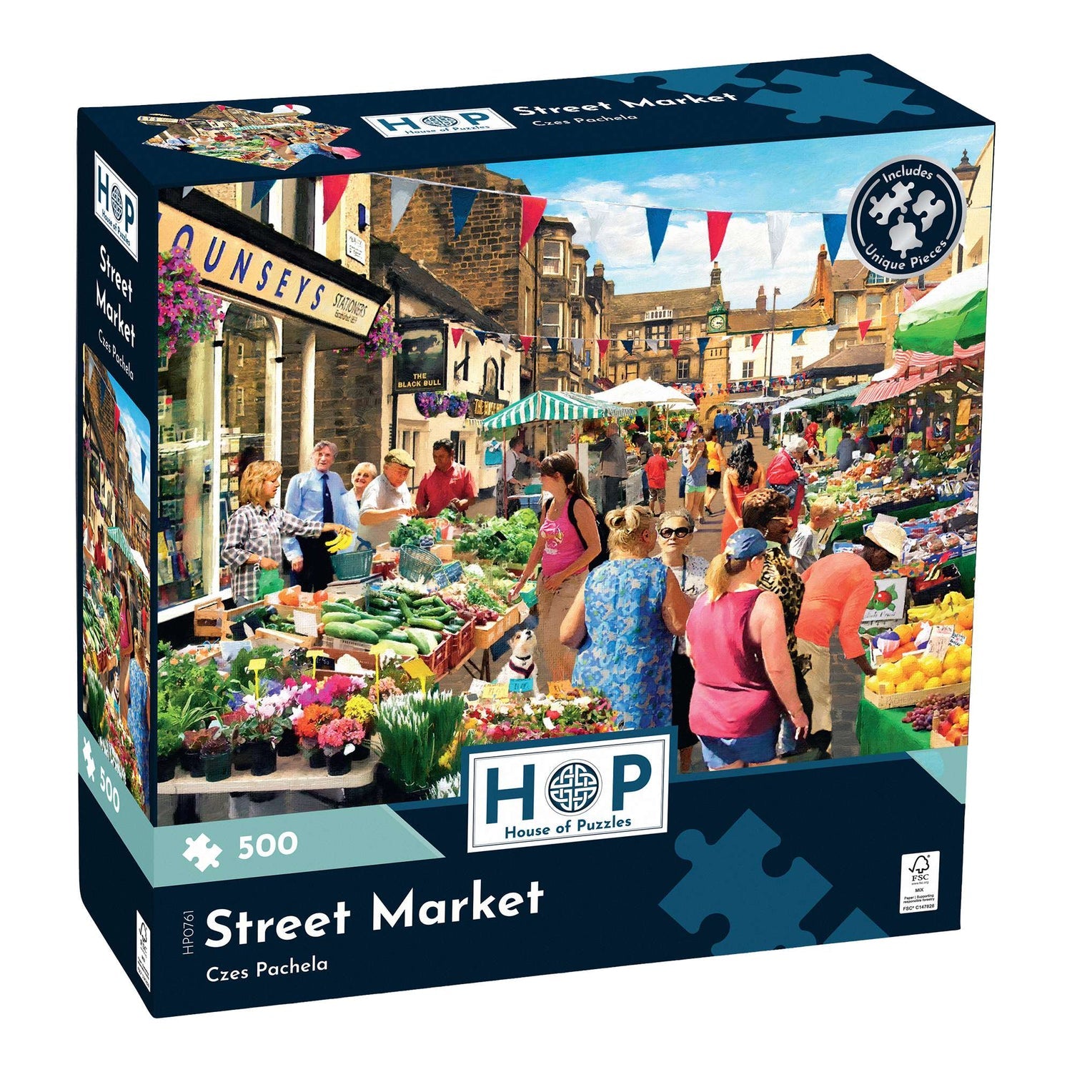 Street Market - 500 Piece Jigsaw Puzzle