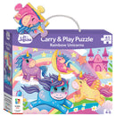 Junior Jigsaw Carry & Play - Rainbow Unicorns