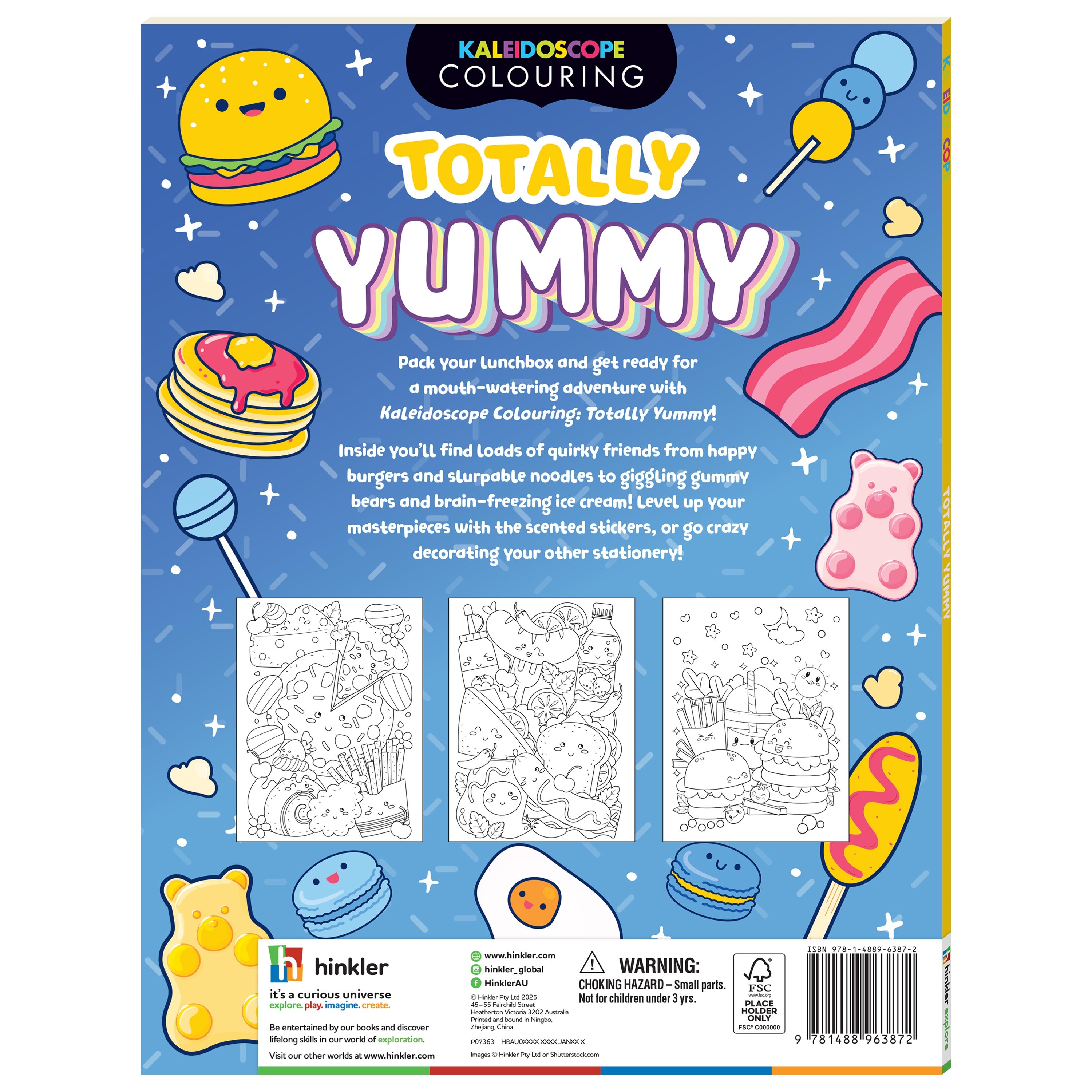 Coloring & Scented Stickers Book - Totally Yummy