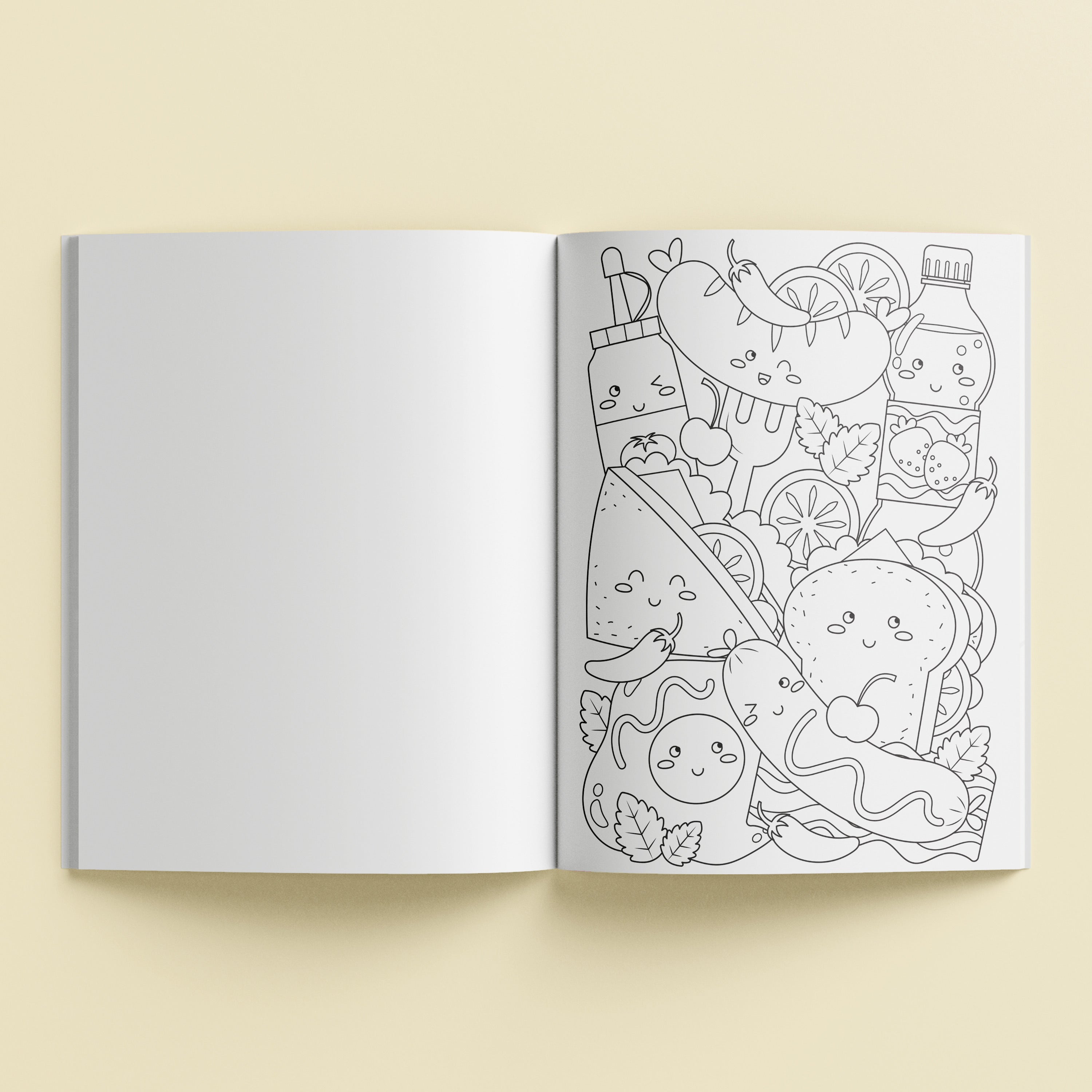 Coloring & Scented Stickers Book - Totally Yummy