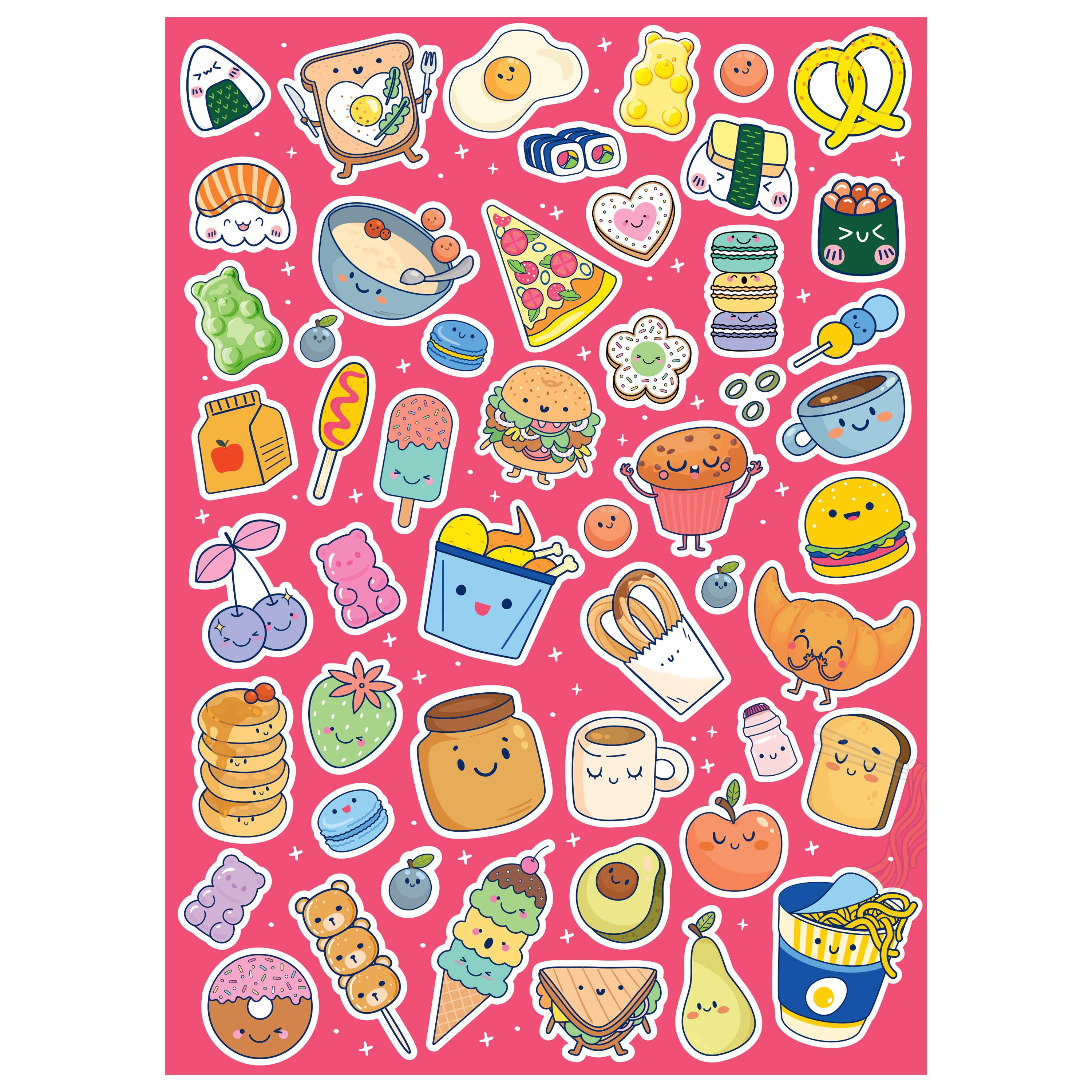 Coloring & Scented Stickers Book - Totally Yummy