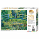 Mindbogglers Gold 1000pc Jigsaw - Bridge Over a Pond of Water Lililies