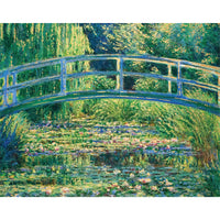 Mindbogglers Gold 1000pc Jigsaw - Bridge Over a Pond of Water Lililies