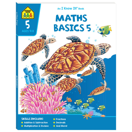 School Zone Maths Basics 5 And I Know It Book