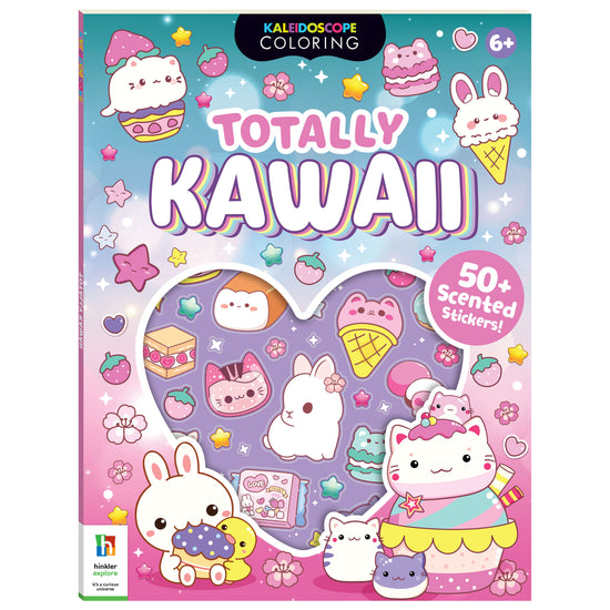 Coloring & Scented Stickers Book - Totally Kawaii