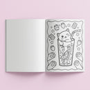 Coloring & Scented Stickers Book - Totally Kawaii