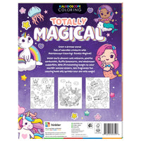 Coloring & Scented Stickers Book - Totally Magical