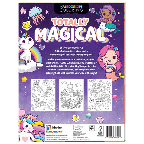 Coloring & Scented Stickers Book - Totally Magical