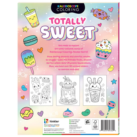 Coloring & Scented Stickers Book - Totally Sweet