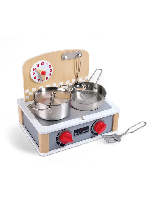 Hape 2-in-1 Kitchen & Grill Set