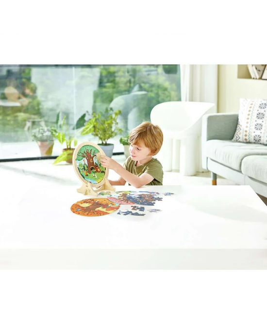 Hape 4-Seasons Layer Puzzle 60pc