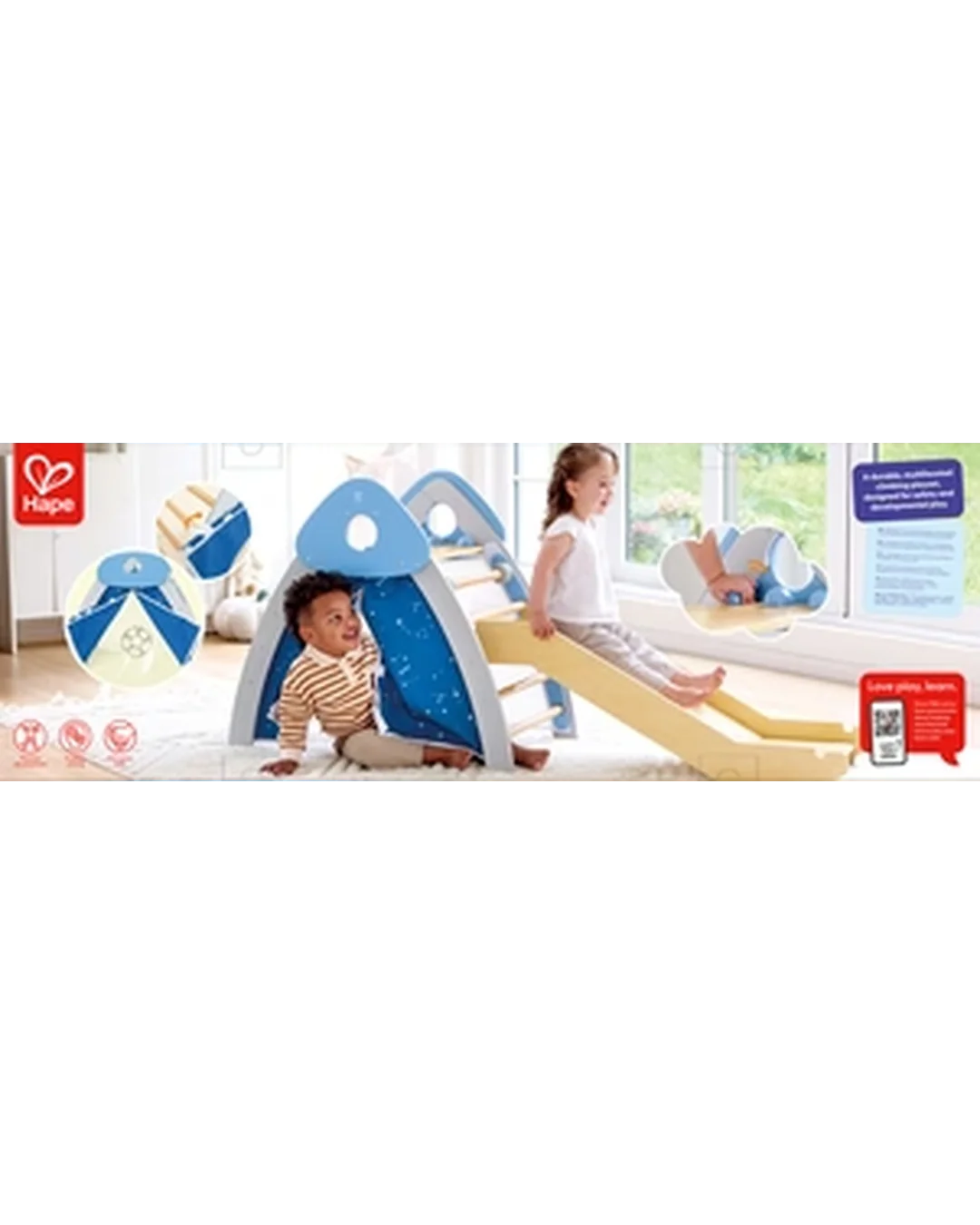 hape-4-in-1-climb-n-slide-gym-set