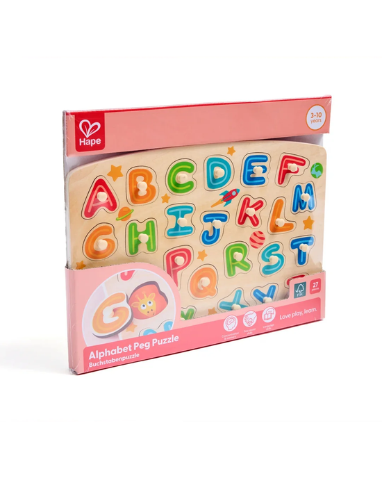 Hape Alphabet Peg Puzzle
