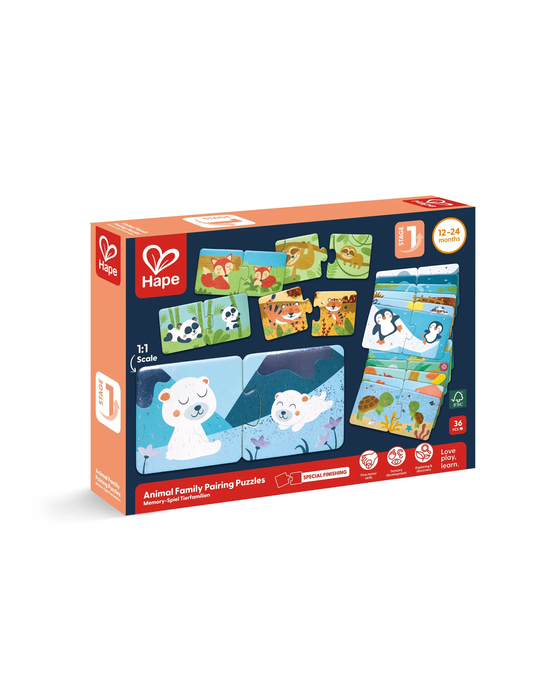Hape Animal Family Pairing Puzzle