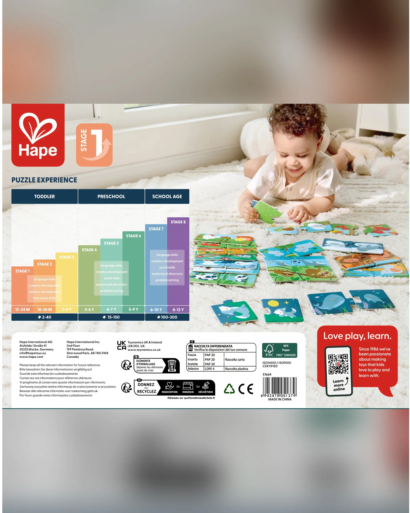 hape-animal-family-pairing-puz