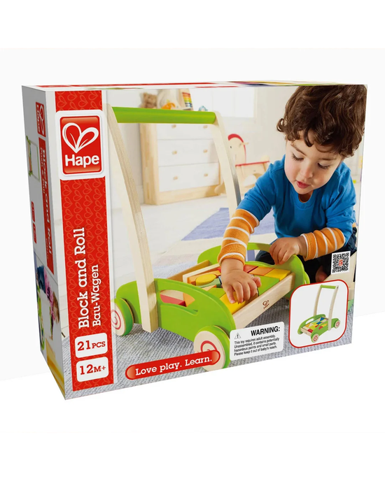 Hape Block and Roll Activity Walker
