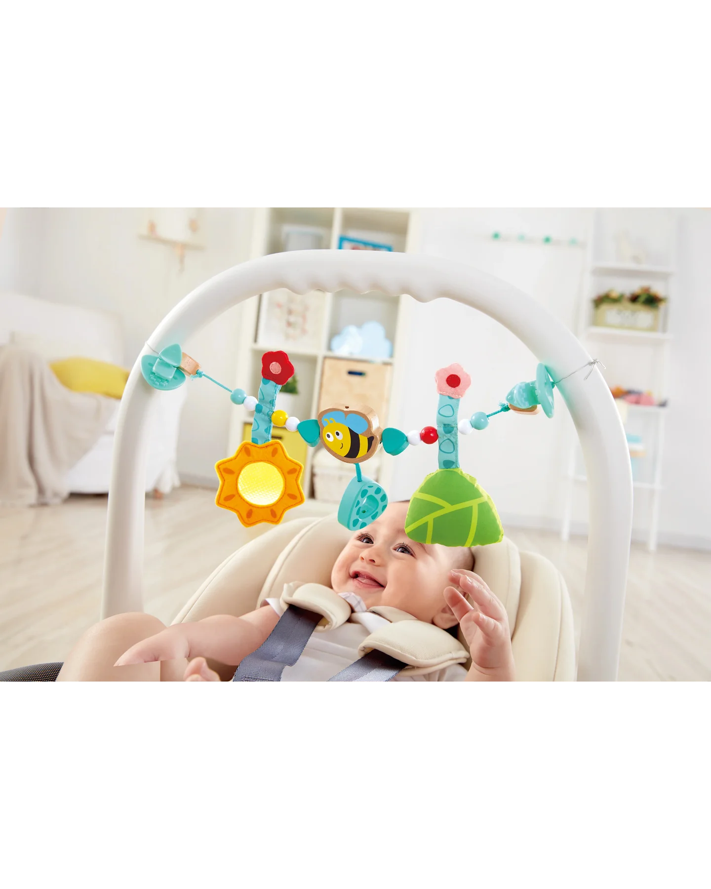 hape-bumblebee-pram-chain