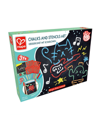 hape-chalks-and-stencils-art
