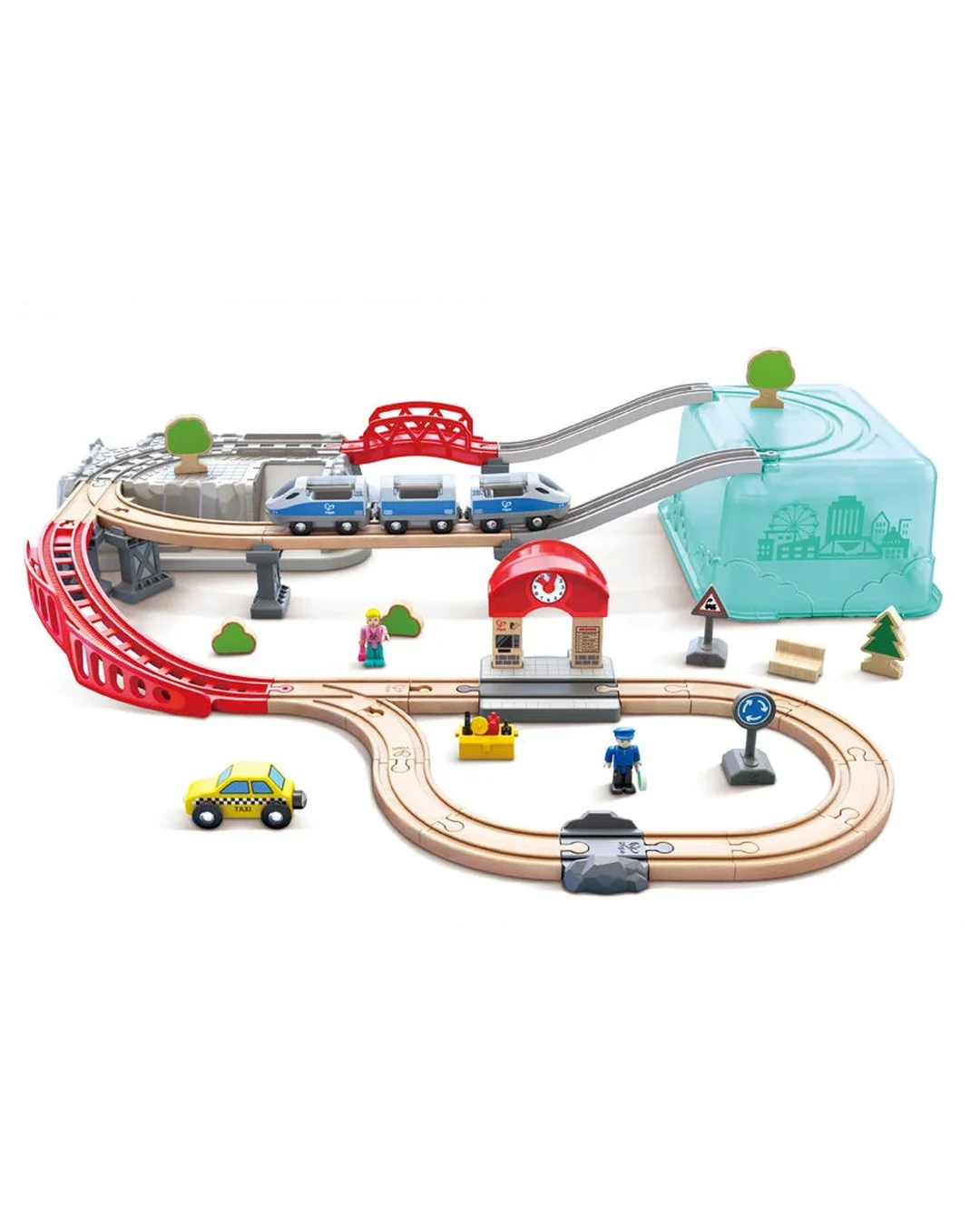 hape-city-train-bucket-set