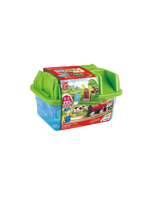 Hape Countryside Train Bucket Set