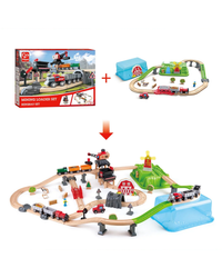 hape-countryside-train-bucket-set