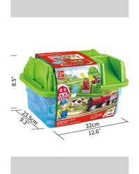 hape-countryside-train-bucket-set