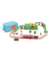 hape-countryside-train-bucket-set