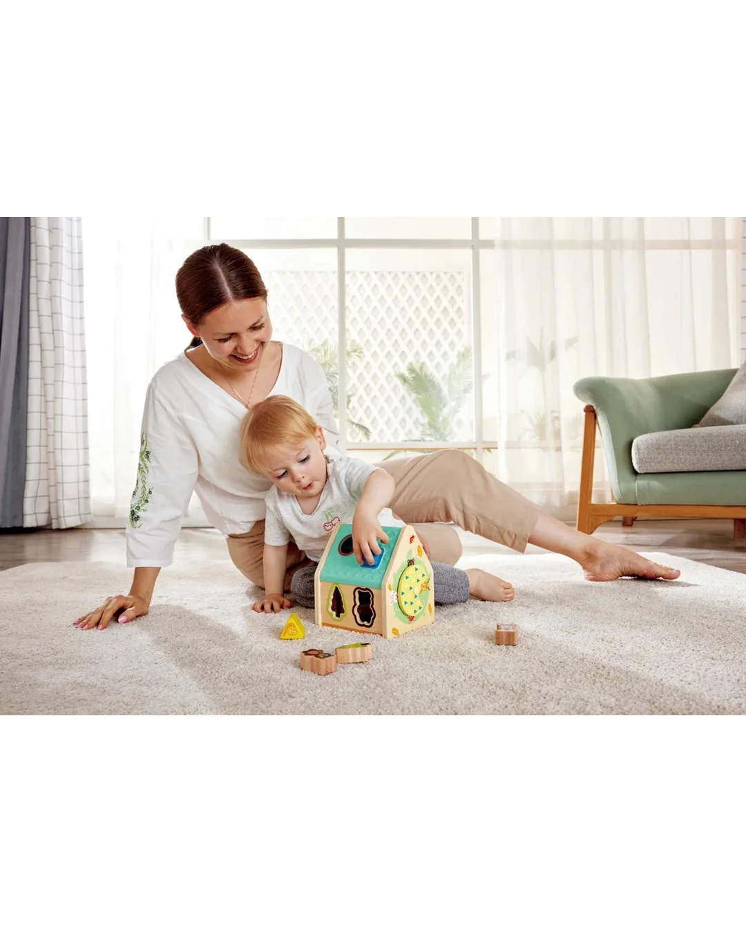 hape-critter-house-shape-sorter