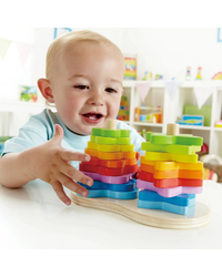 hape-double-rainbow-stacker