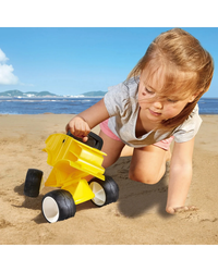 hape-dump-truck-yellow