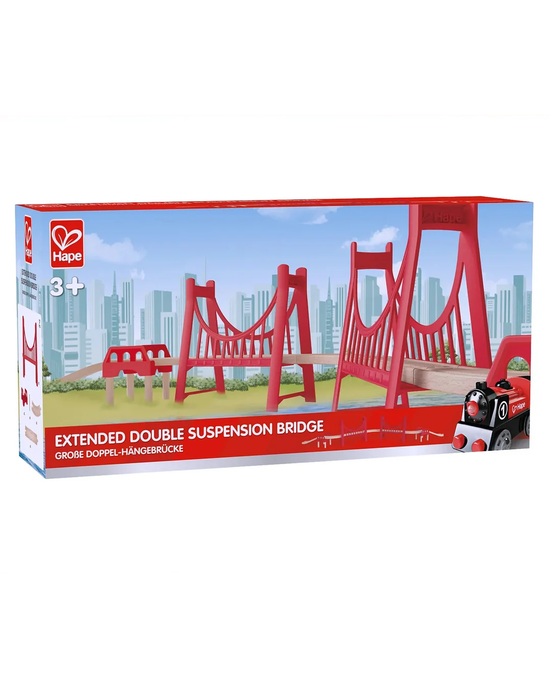 Hape Extended Double Suspension Bridge