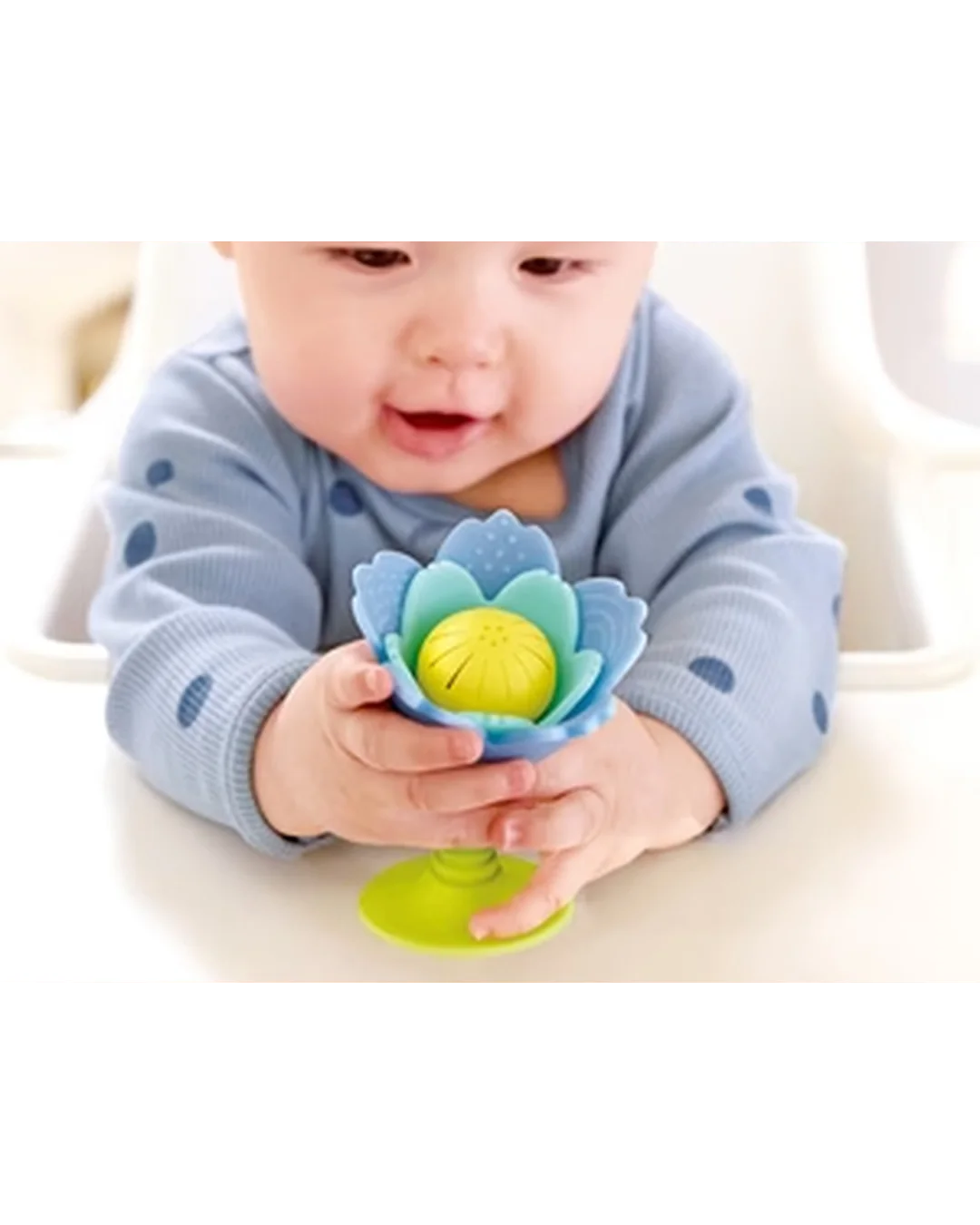 hape-flower-teether-blue