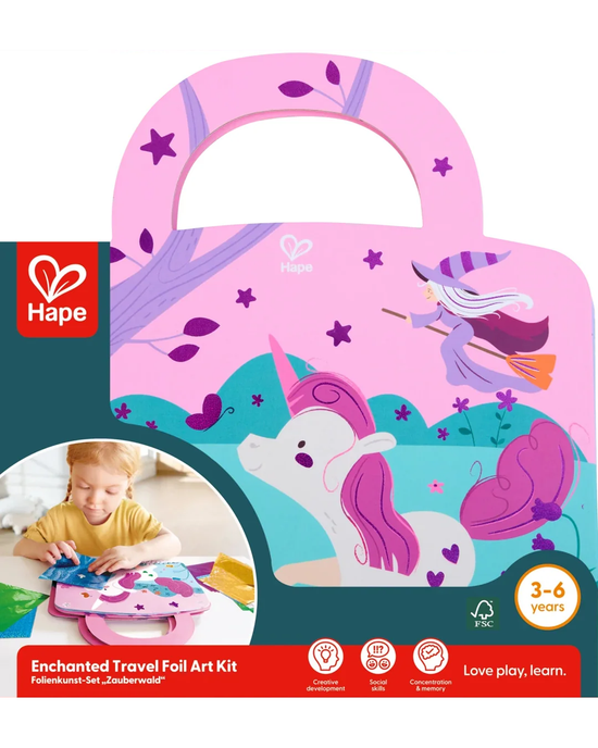 Hape Foil Art Travel Kit Fairy