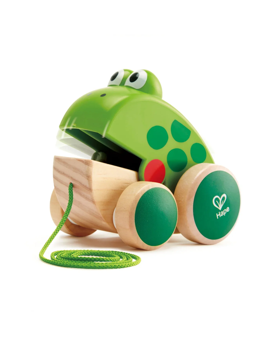 Hape Frog Pull-Along Toy