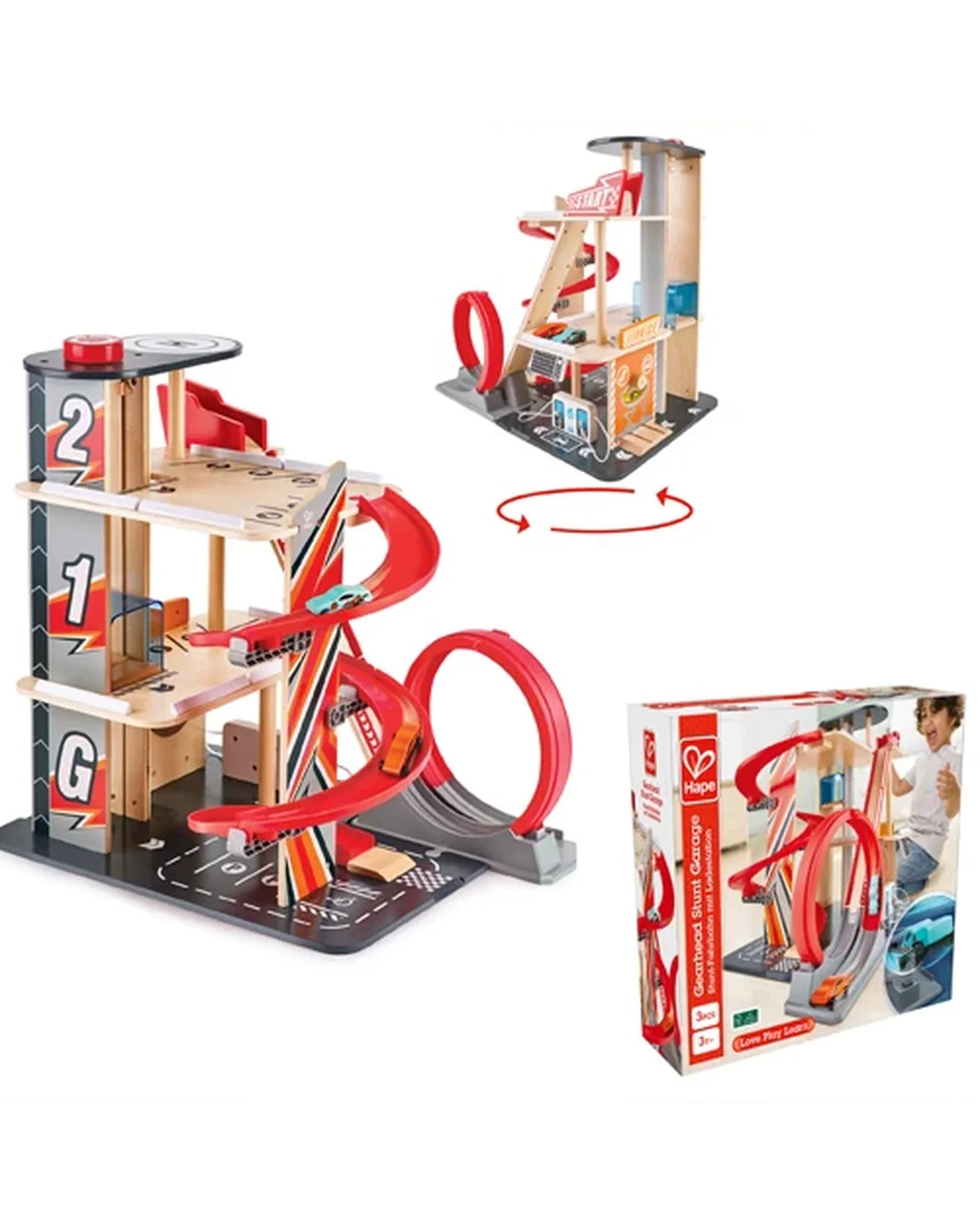 hape-gearhead-stunt-garage