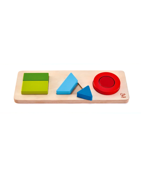 Hape Geometry Double-Sided Shape Puzzle