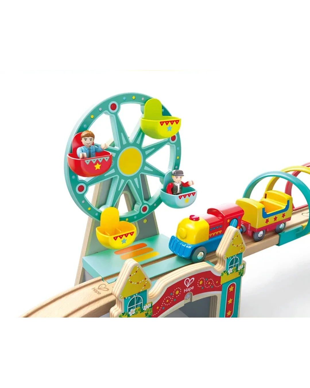 Hape Joyful Ride Railway Set Toy Trains & Train Sets
