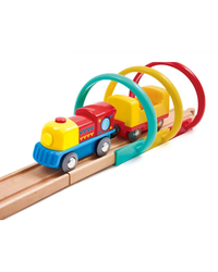 Hape Joyful Ride Railway Set Toy Trains & Train Sets