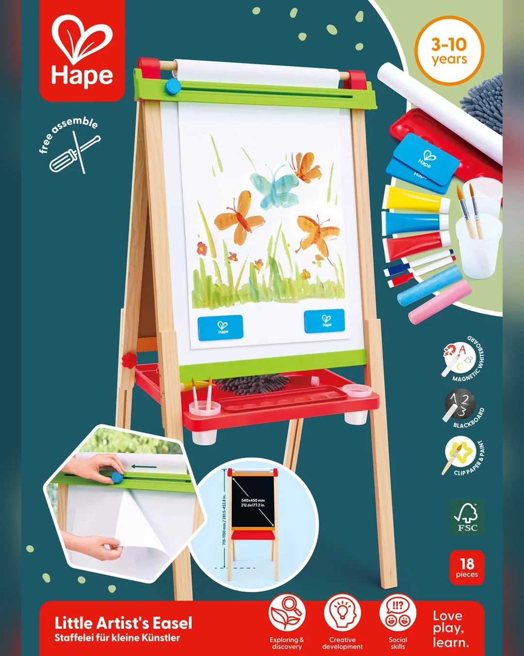 hape-little-artists-easel
