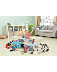 hape-mega-metropolis-train-bucket-set