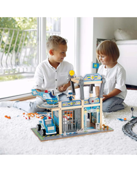 hape-metro-police-dept-playset