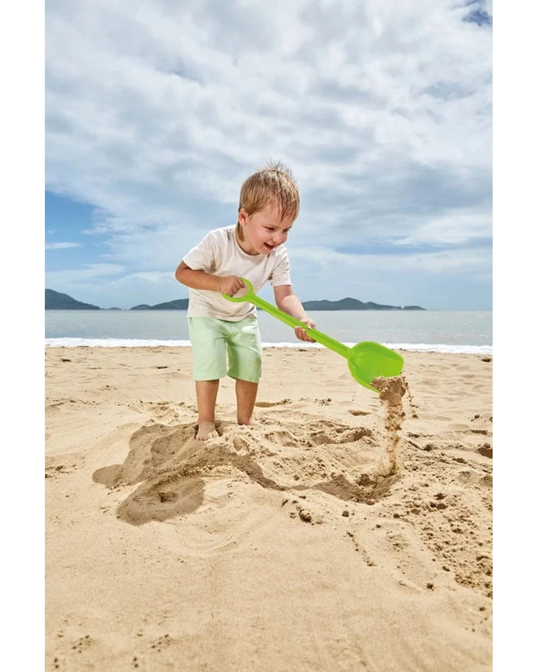 hape-mighty-shovel-green-40cm