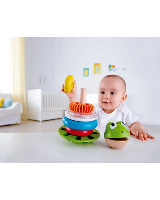 Hape Mr Frog Stacking Rings