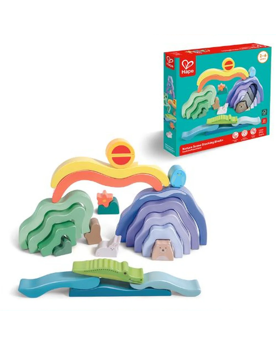 Hape Nature Scene Stacking Blocks