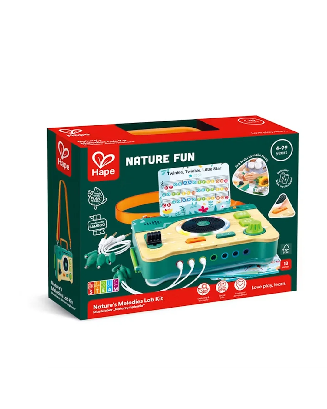 Hape Natures Melodies Musical Lab Kit Musical Toys