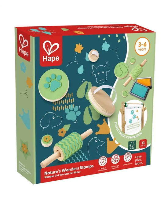 Hape Natures Wonders Stamps 13pc