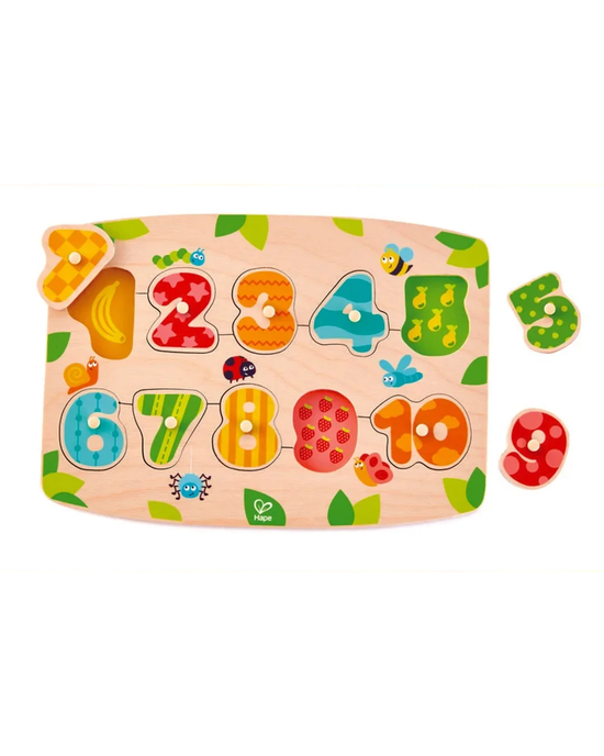 Hape Number Peg Puzzle